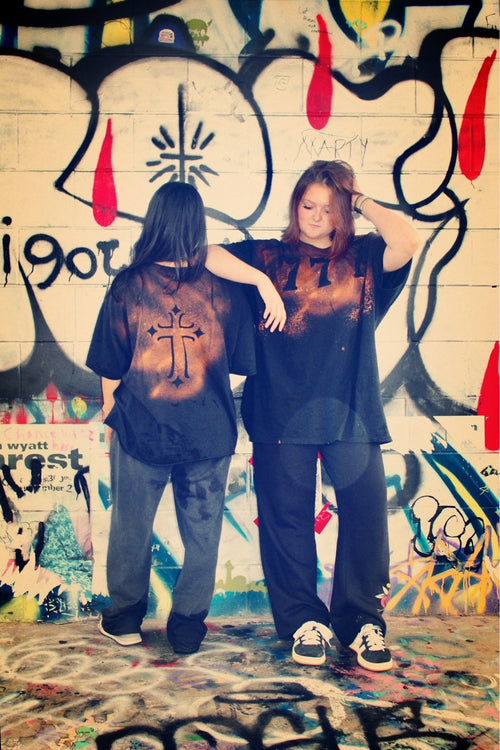 777 Cross Baggy Shirt