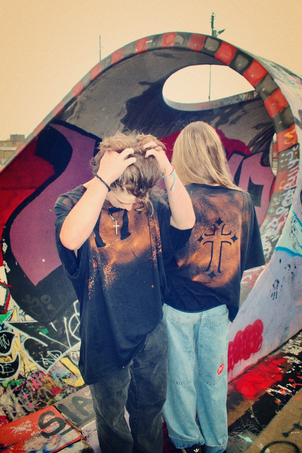 777 Cross Baggy Shirt