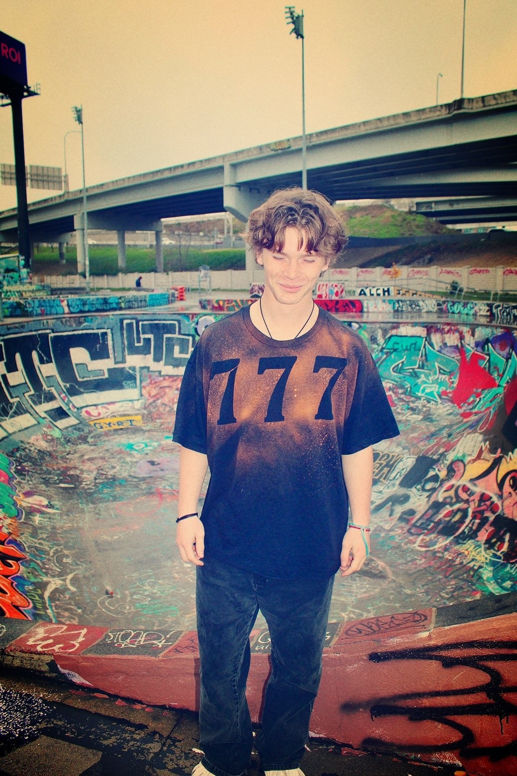 777 Cross Baggy Shirt